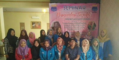 Korps PC PMII Putri Banyuwangi Selenggarakan Seminar Penguatan Karakter Perempuan