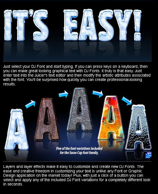 حصريا تحميل المجموعة الثانية من الخطوط الاحترافية Digital Juice Fonts