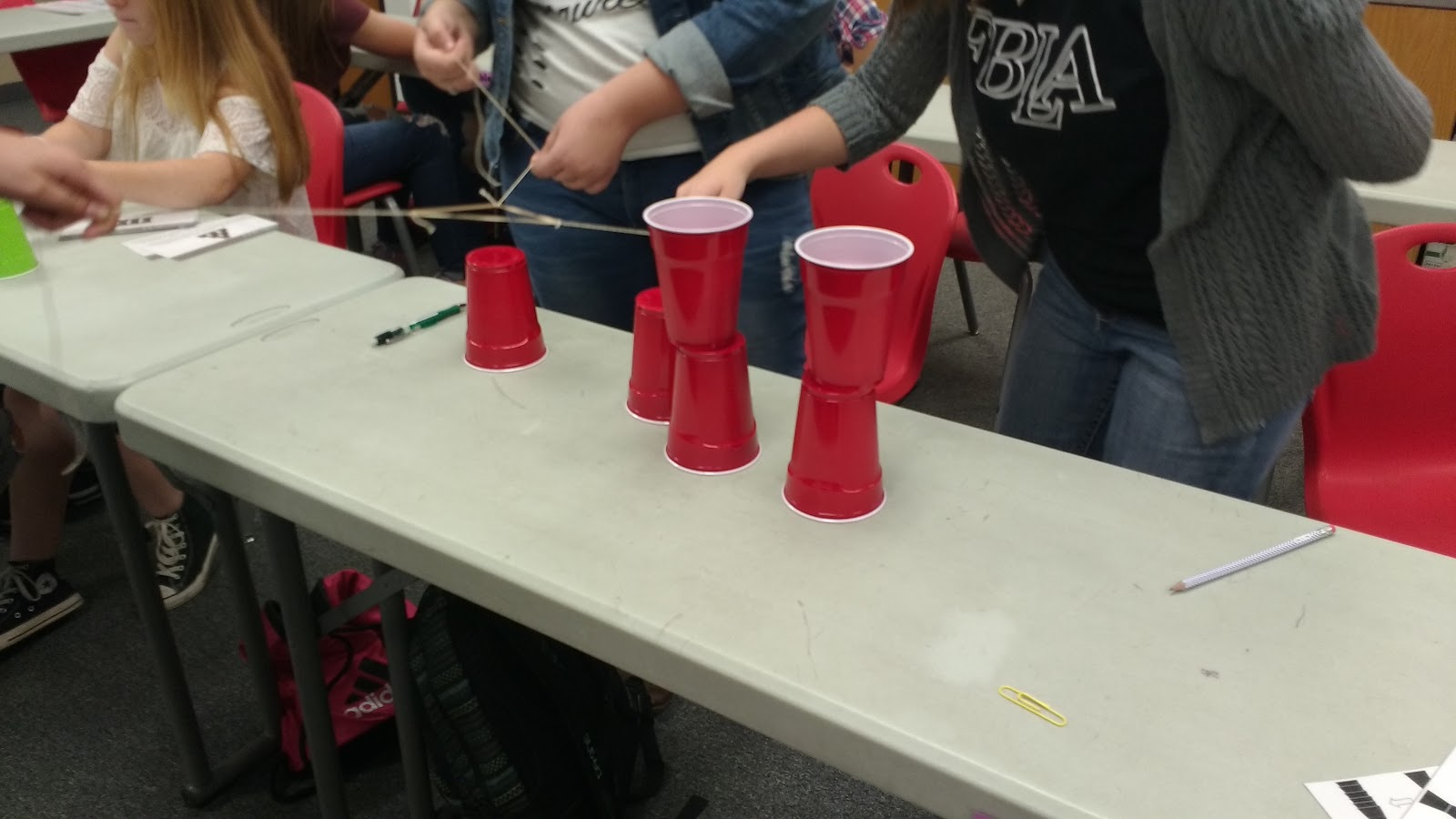 Math = Love Cup Stacking Challenge