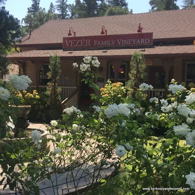 exterior of Vezer Family Vineyard in Fairfield, California