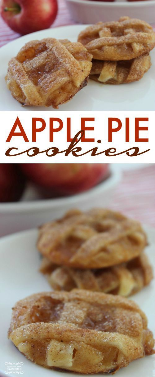Easy Apple Pie Cookies Recipe - Girls Dishes