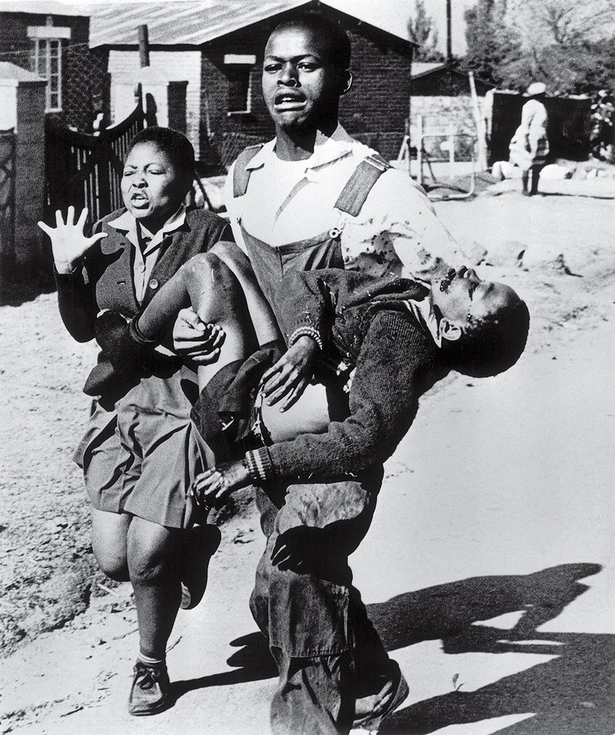 Top 100 Of The Most Influential Photos Of All Time - Soweto Uprising, Sam Nzima, 1976
