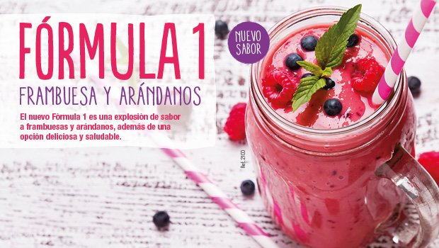 Batido de Frambuesa y Arándanos