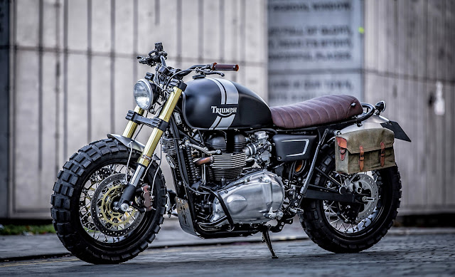 Triumph Bonneville T100 By Down & Out Cafe Racers Hell Kustom