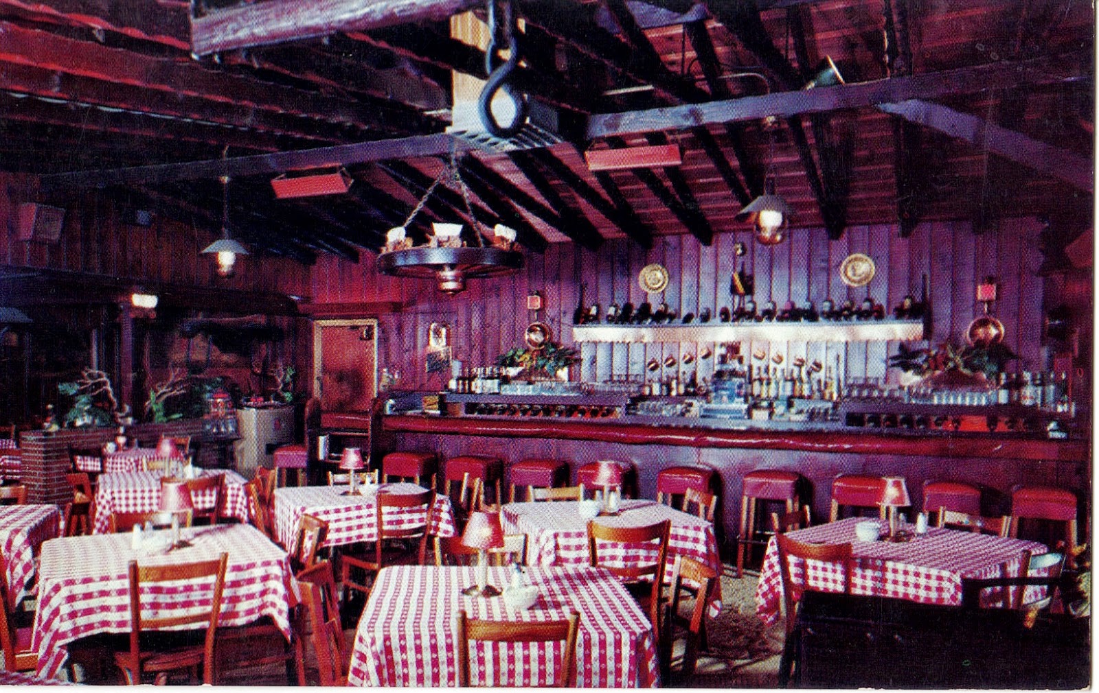 Red Barn Restaurant in Van Nuys Postcard San Fernando Valley Blog
