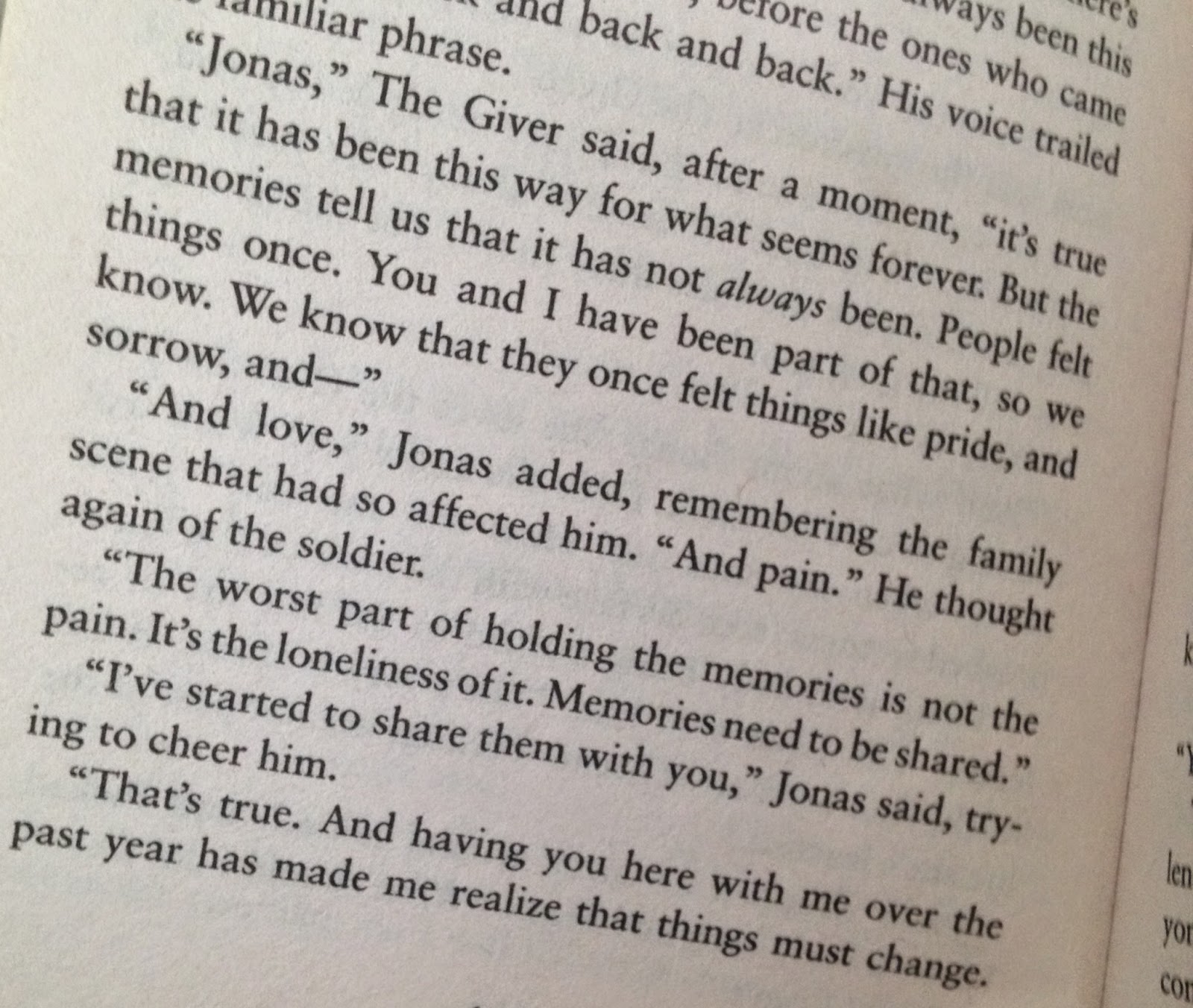 Susan Marie : "The Forty Rules of Love" and "The Giver"