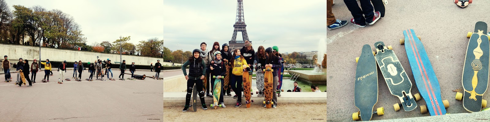 Les Planches Roulettes INITIATION LONGBOARD GIRLS CREW FRANCE 2012