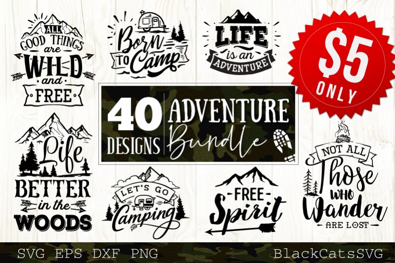 Free Camping Themed Svgs