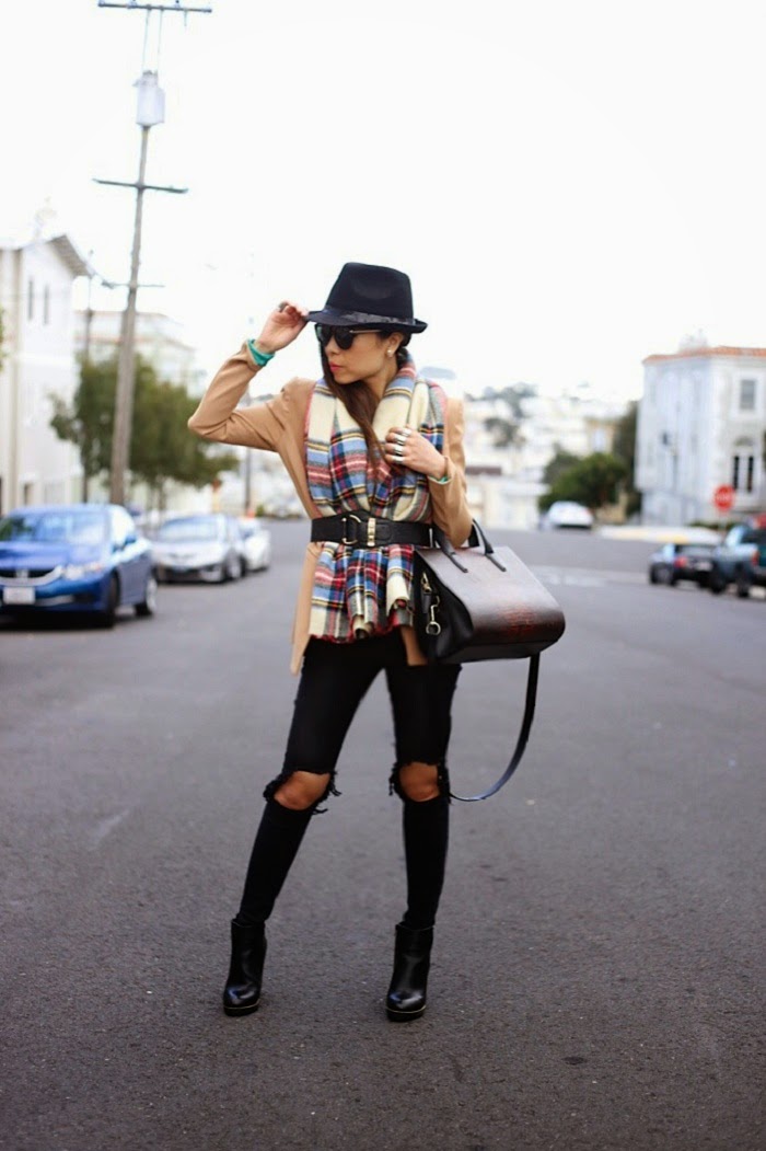 Shall We Sasa BLANKET SCARF THREE WAYS