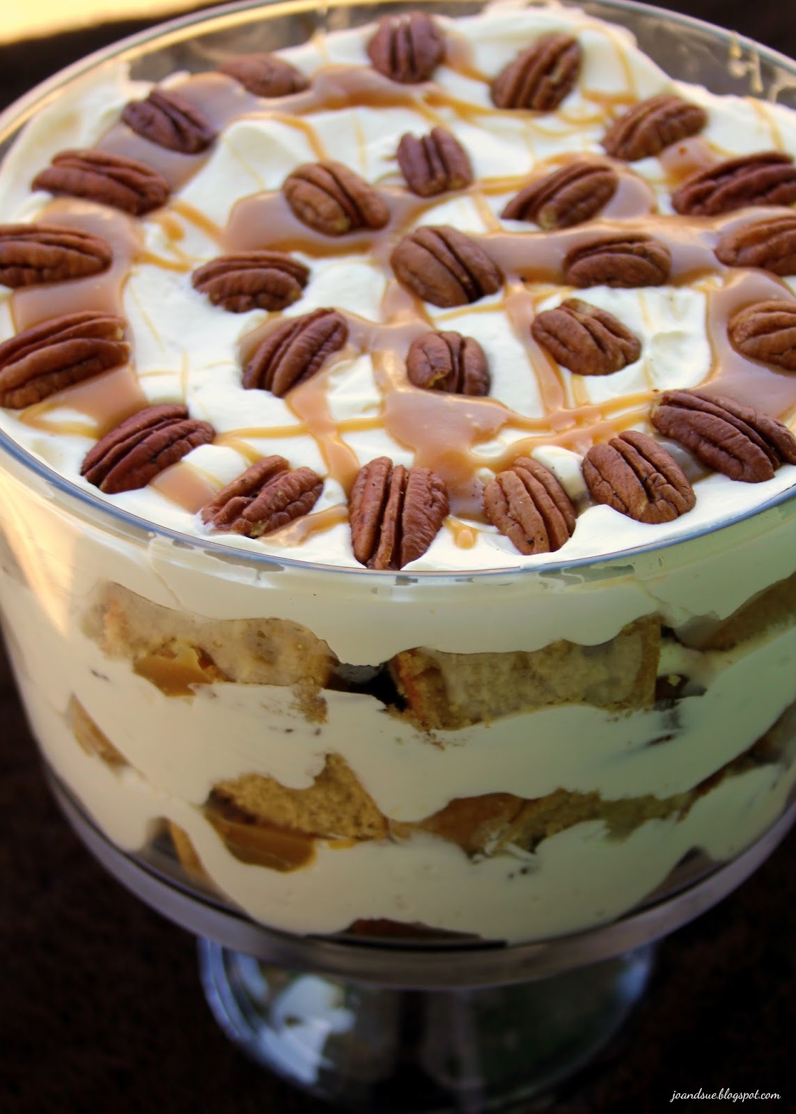 Jo and Sue Salted Caramel Pecan Trifle