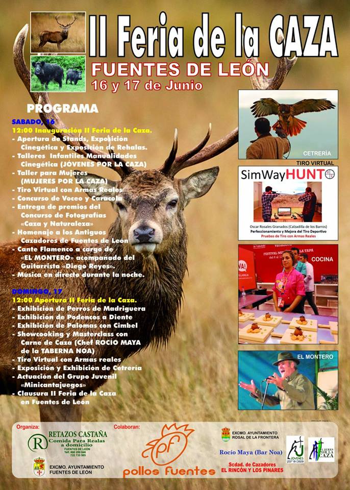 Oficina de Turismo de Fuentes de León II FERIA DE LA CAZA EN FUENTES DE LEÓN