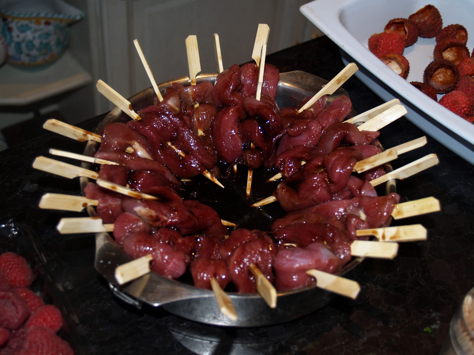 Mini Brochette Apéro Magret De Canard Bamby Cuisine: Brochettes de magret de canard caramélisé à l'orange