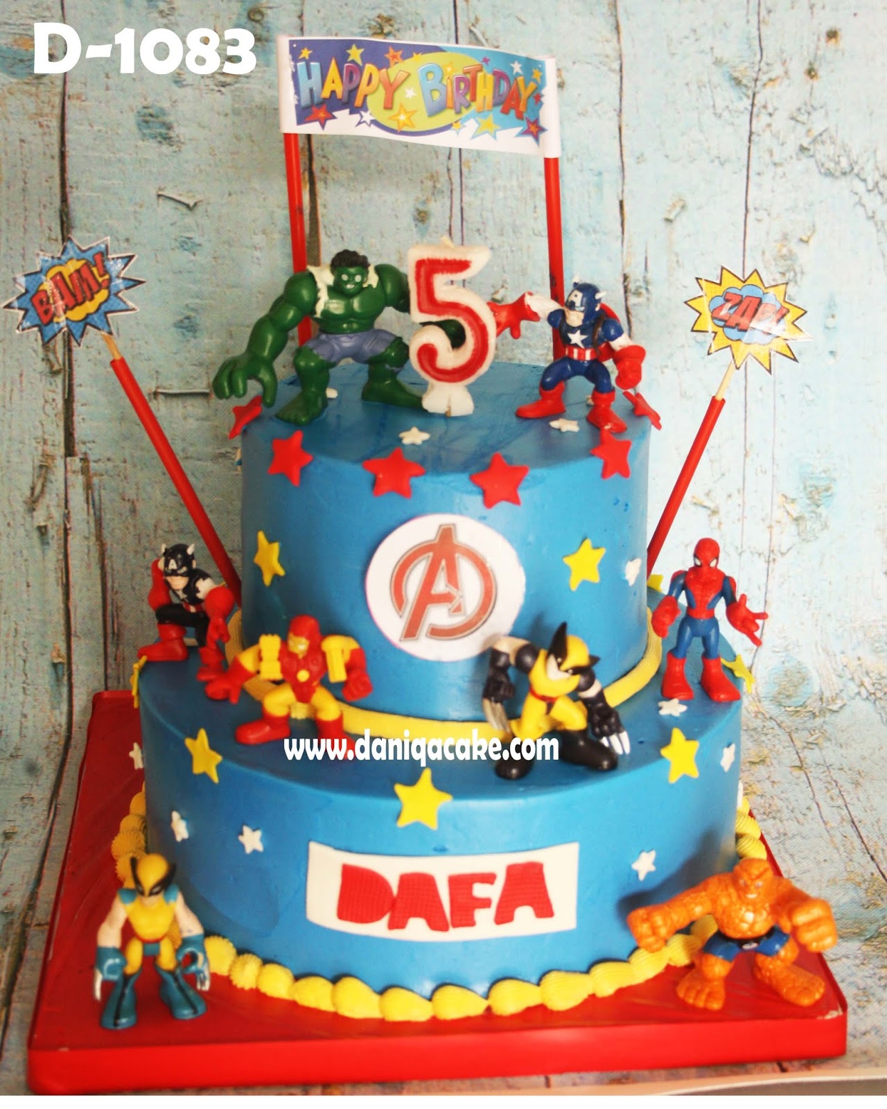 Sweety by Daniqa: Kue Ulang Tahun The Avengers