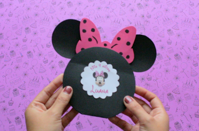Minnie Mouse - Invitacion infantil | PartyPop DIY