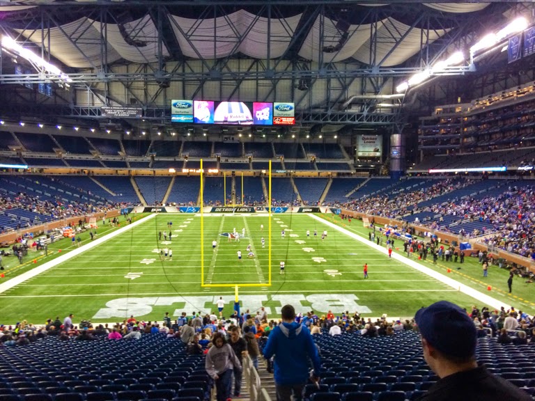 Tales of the Flowers: Watching the Buffalo Bills play the New York Jets for  free at Ford Field