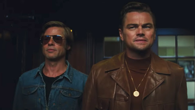 Brad Pitt and Leonardo DiCaprio being cool