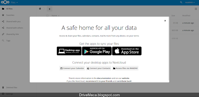 DriveMeca instalando Nextcloud en Linux Ubuntu o Linux Centos paso a paso DriveMeca instalando Nextcloud en Linux Ubuntu o Linux Centos paso a paso