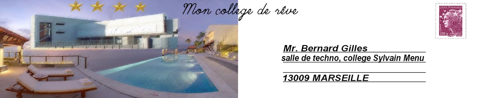 IDD Sylvain Menu Le collège de mes rêves
