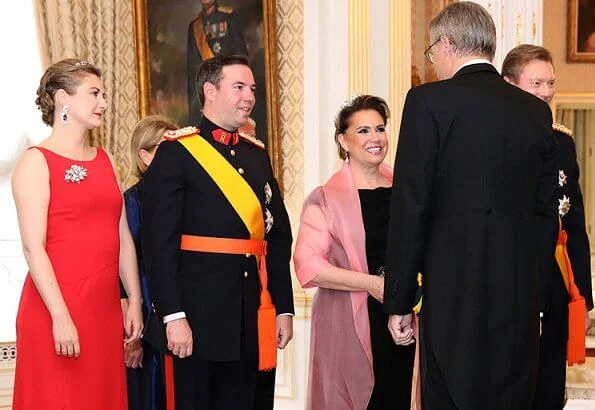 Maria Teresa's Scroll Tiara, Princess Stephanie's butterfly tiara, Princess Alexandra's Charlotte’s Pearl and Diamond Choker tiara