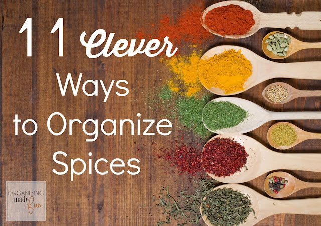 11 Ways to Organize Spices :: OrganizingMadeFun.com