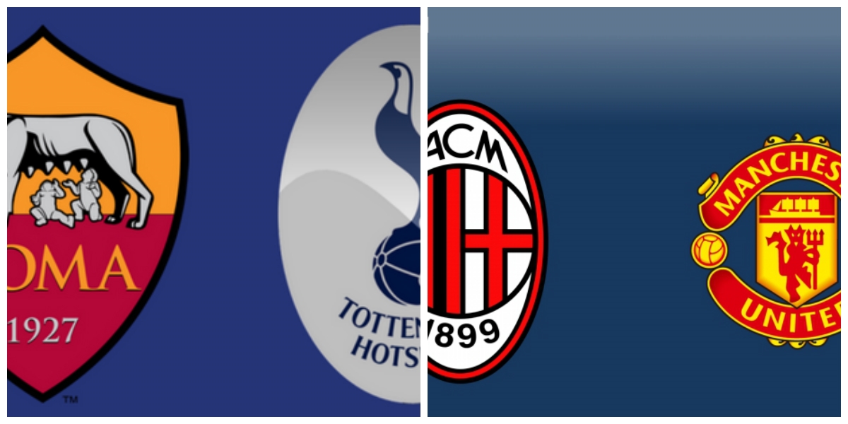Roma-Tottenham 1-4 e Milan-Manchester Unites 1-1 ( 9-10 dopo calci di rigore) | Calcio d'Estate ICC 2018.