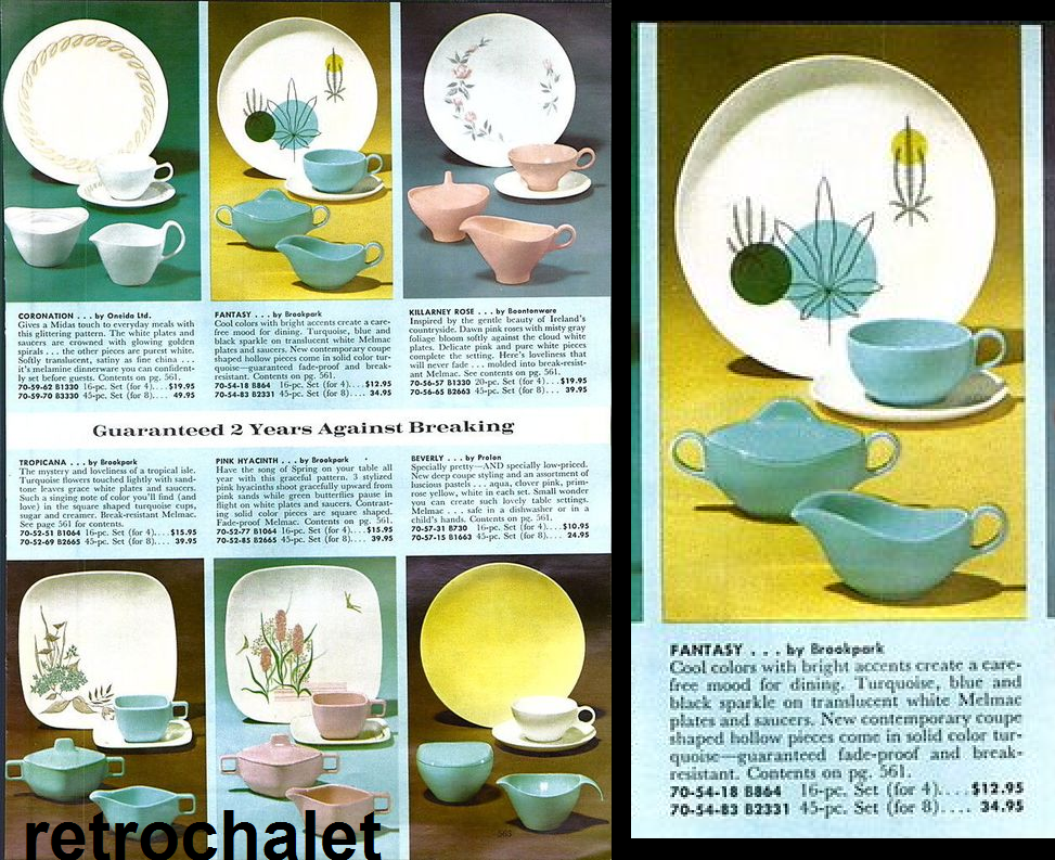 Melmac Central Vintage Melmac Dinnerware and Plastics Fantastic