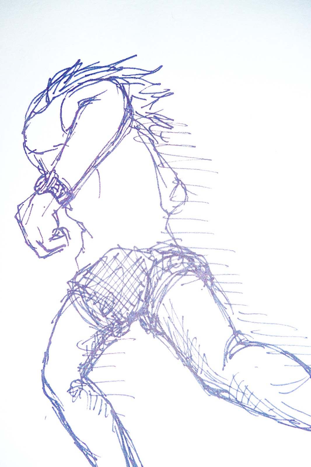 Cartoon party: Running position