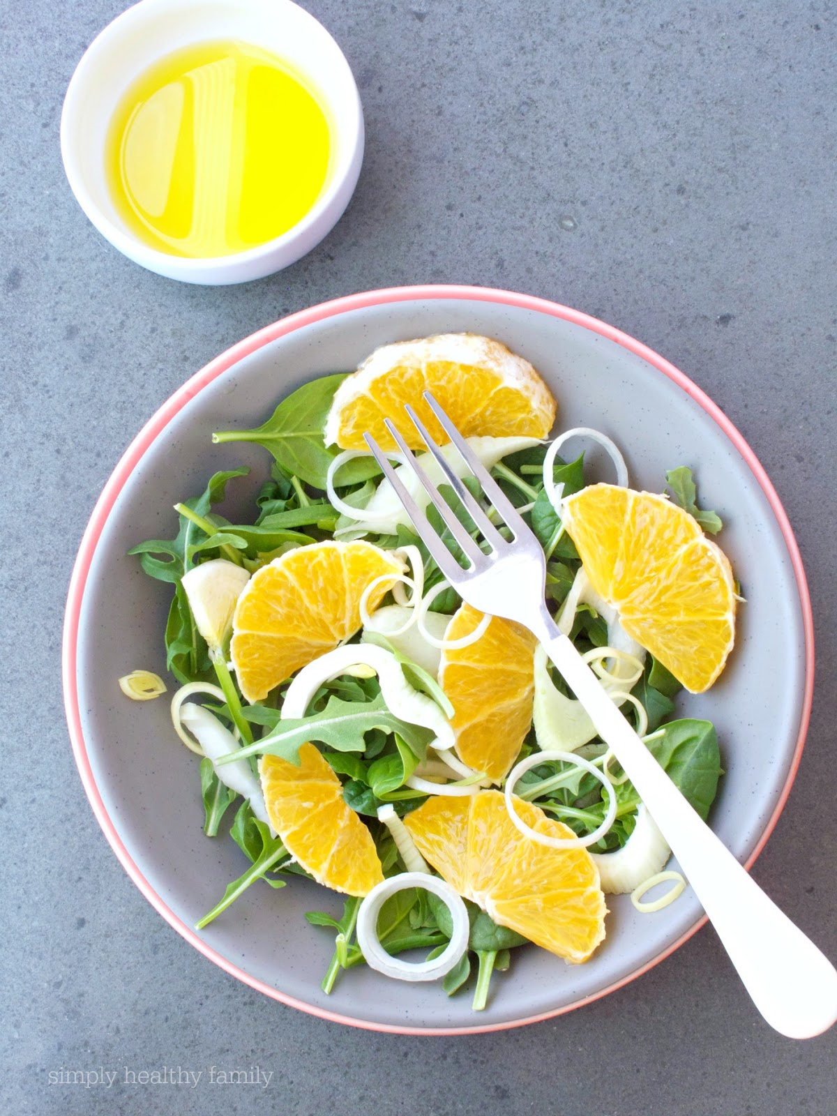 Simply Healthy Family Simple Arugula, Fennel and Leek Salad with
