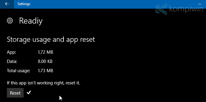 Cara Reset Aplikasi Windows 10 agar Kembali Berjalan Normal 9