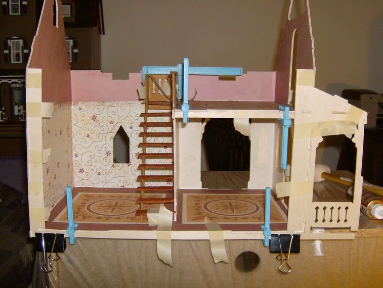 More Minis Dollhouses The Vineyard Cottage Dollhouse Day 2