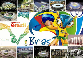 Olahraga.it - Piala Dunia 2014 yang akan diselenggarakan di Brasil nampaknya tak kalah meriah dari PD Afrika Selatan 2010, terutama sarana stadion yang akan menjadi panggung para bintang sepakbola dunia. Ini Stadion Piala Dunia 2014 Brasil yang sudah dipersiapkan jauh-jauh hari.