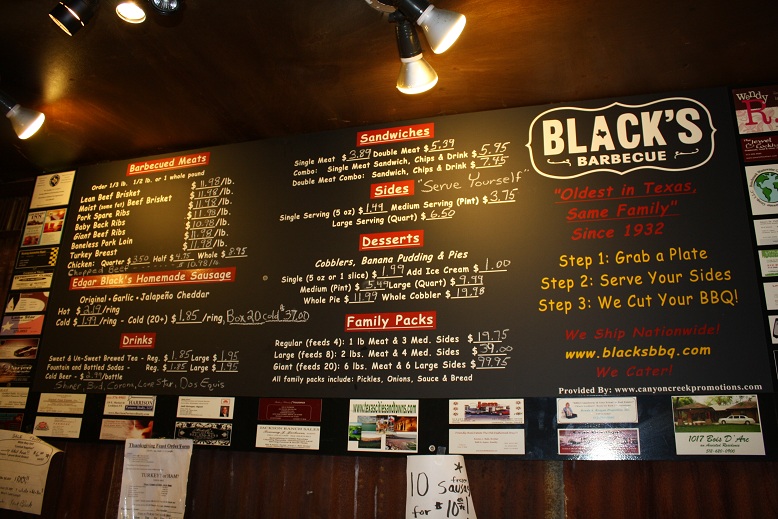 Big Dude's Eclectic Ramblings Texas RV Trip Lockhart Black's BBQ