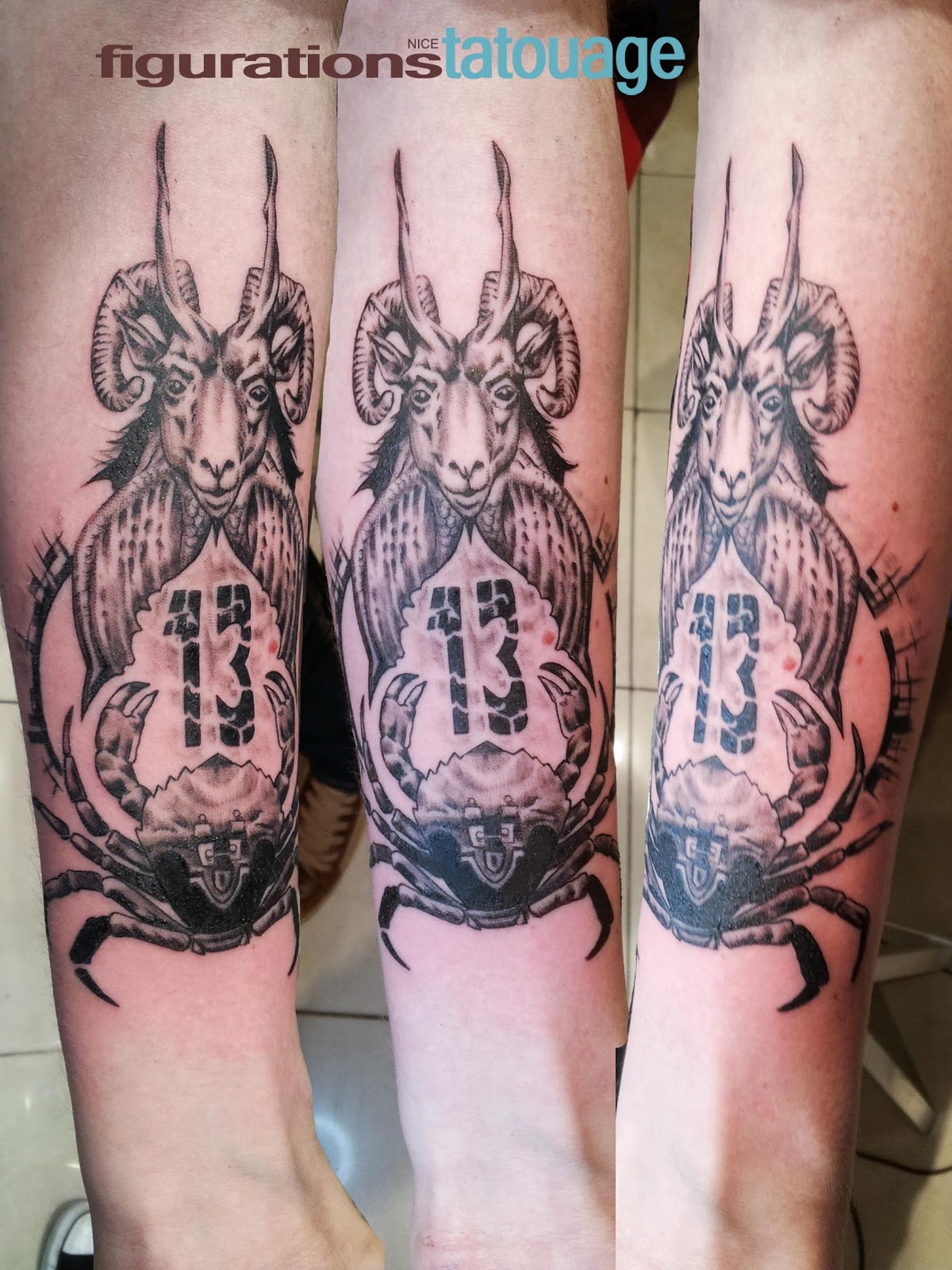 Tatouage Capricorne Avant Bras Homme BodyWork • Forum bodmods