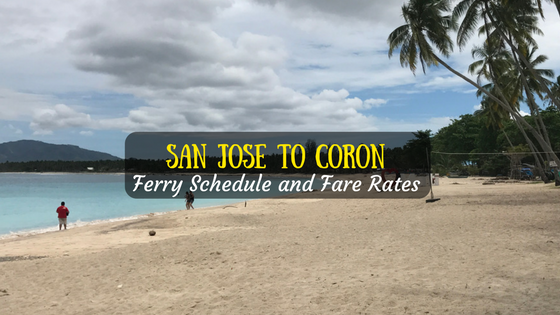 San Jose to Coron Ferry Schedule