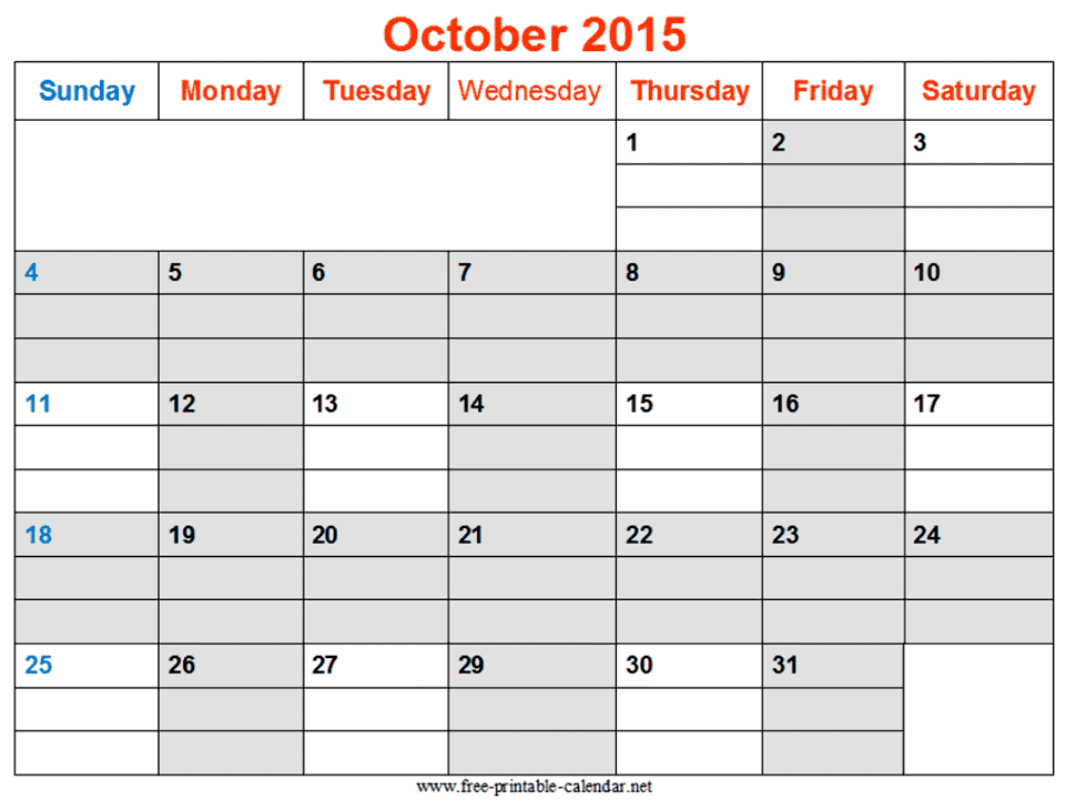Free Printable Calendar 2021 Free Printable Calendar October