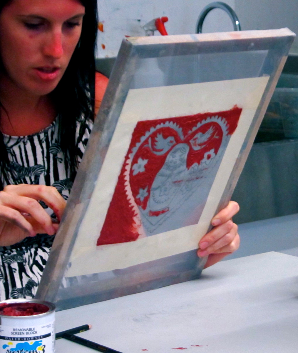 cakecrushonthetown Teacher Screen Printing 101.