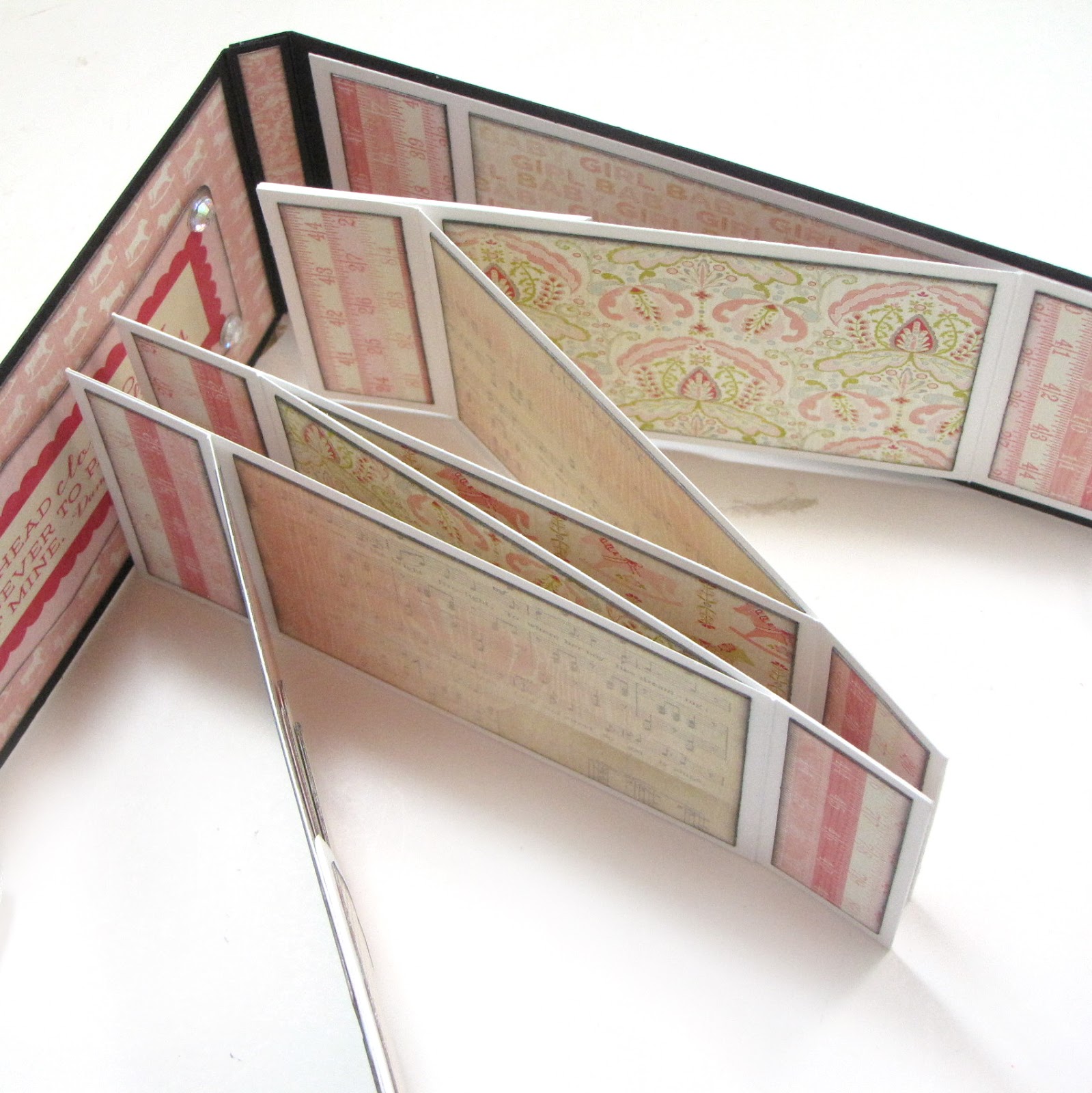 Baby Boy & Girl Accordion Zig Zag Mini Albums with Tutorial Embrace