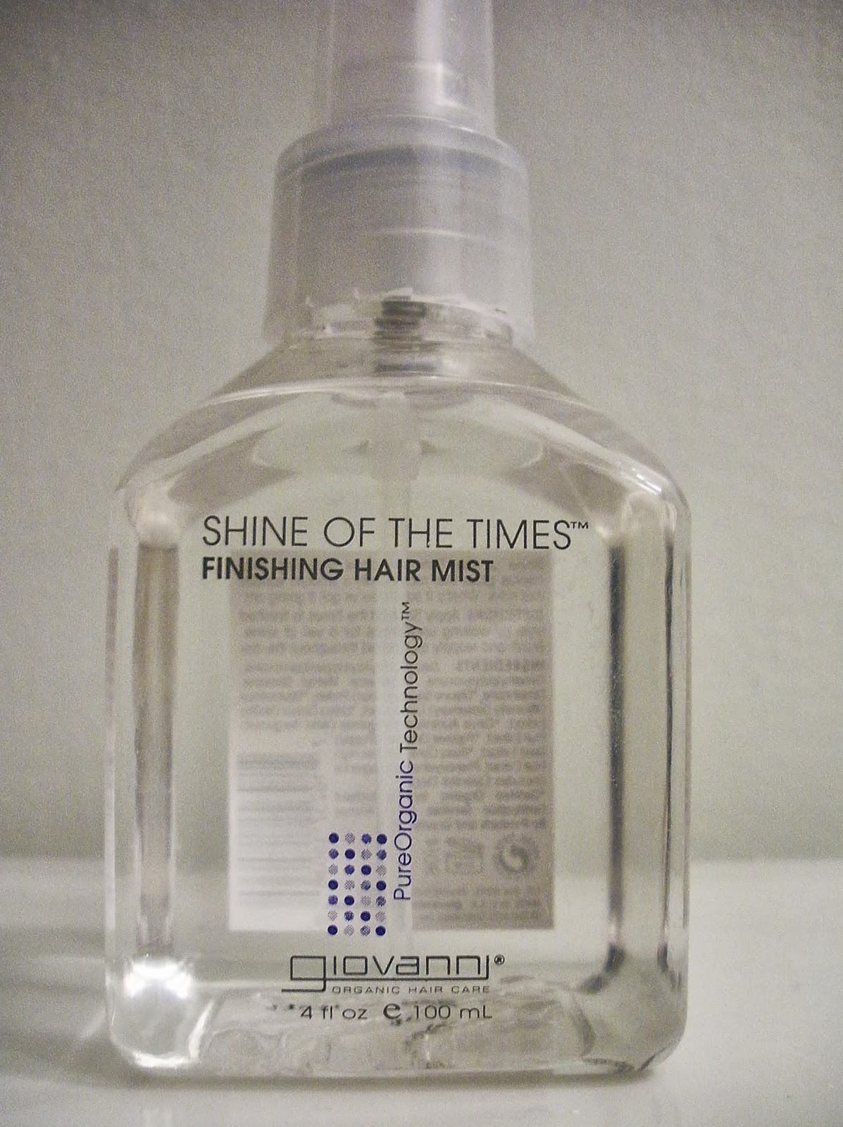 Beauty Bits and Bobs Giovanni Shine of the Times Finishing Hair Mist