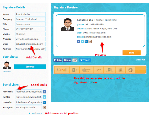 How to Create Free Business Email Signature