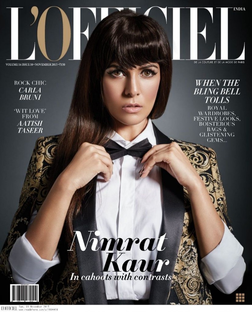 Nimrat Kaur Hot Photoshoot For Lofficiel November 2015 Indian Girls