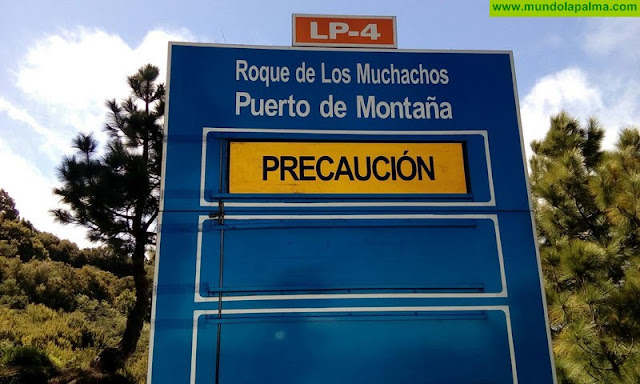 Comienzan las obras de mejora de la seguridad vial en la carretera del Roque de Los Muchachos