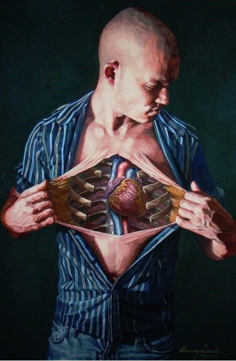 danny quirk auto dissecação anatomia surreal corpos abertos