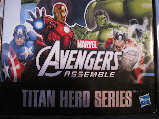 Marvel 12" Titan Heroes Avengers Action Figures box art.