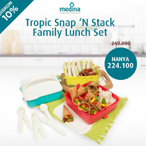 Tropic Snap and Stack Family Lunch Set