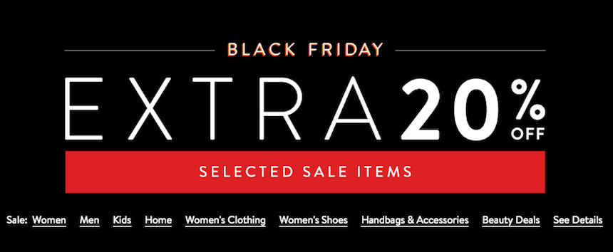 SHOP NORDSTROM BLACK FRIDAY SALES