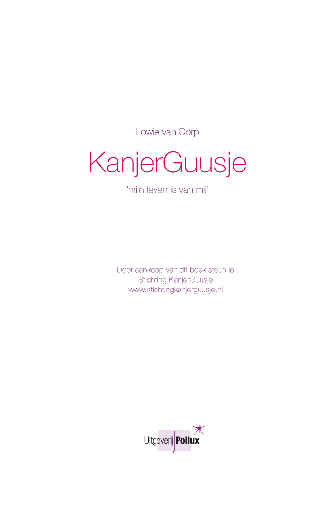 Kanjerguusje Preview Boek 2e Druk