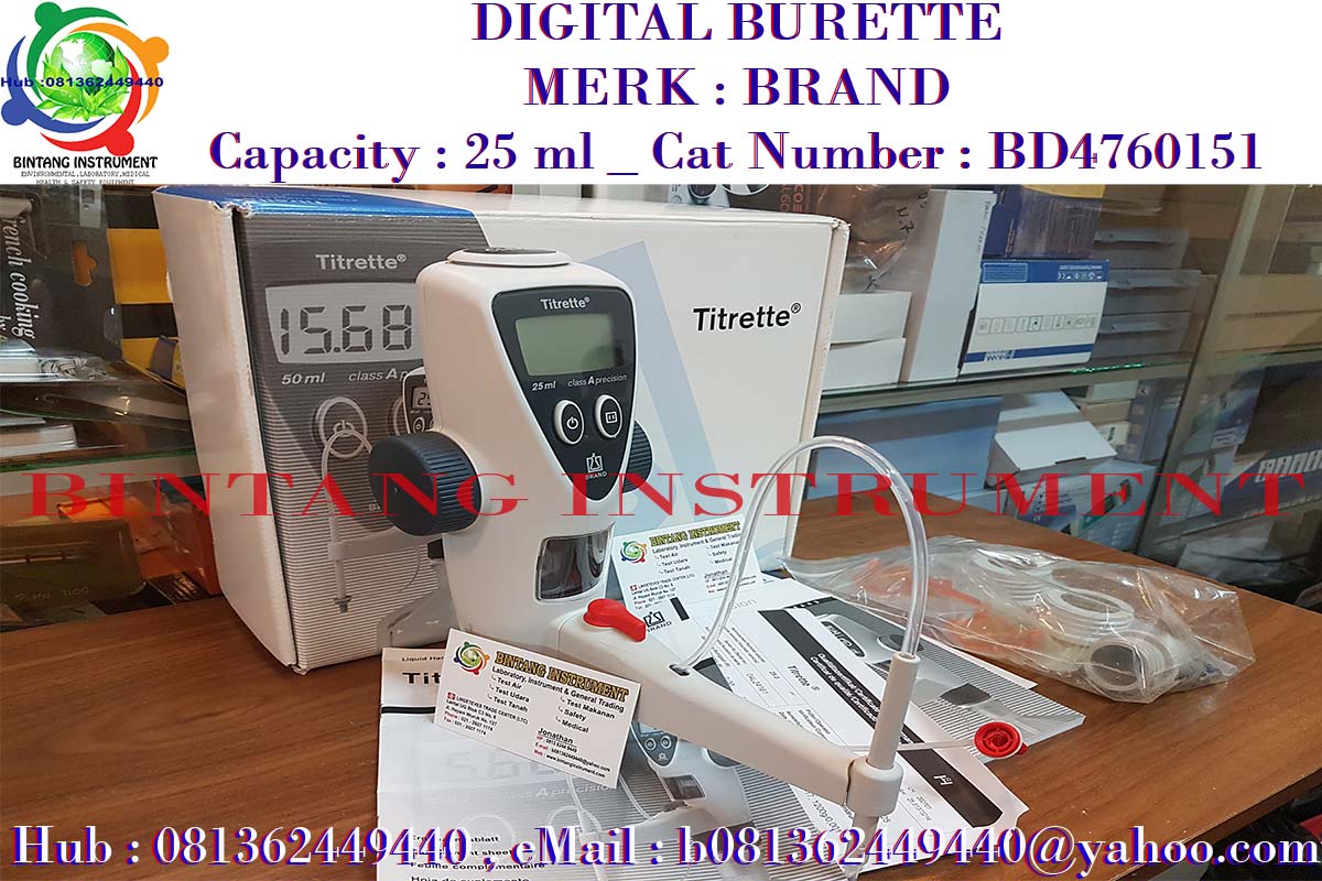 BINTANG INSTRUMENT 081362449440 Jual Digital Burette Brand Jual BRAND