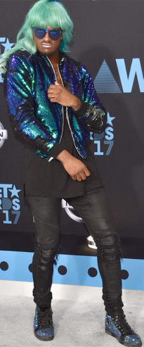 Meanwhile, whose uncle was this at the BET Gray carpet? (photos)
