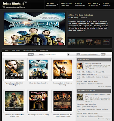 Movie Review Blogger Template