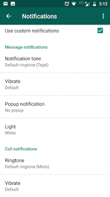 Cara Menyesuaikan Custom Notifications Untuk Setiap Kontak di Whatsapp